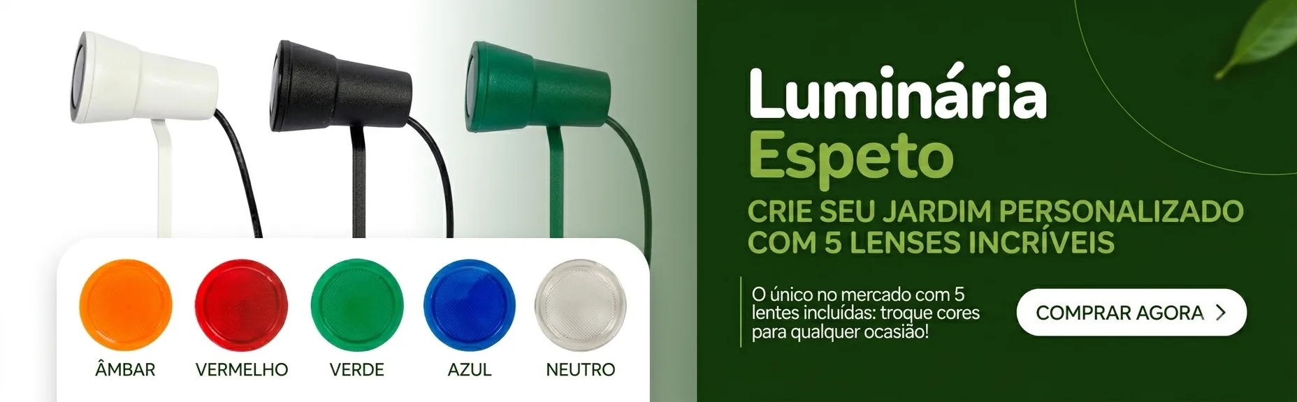 Luminaria Espeto para jardim